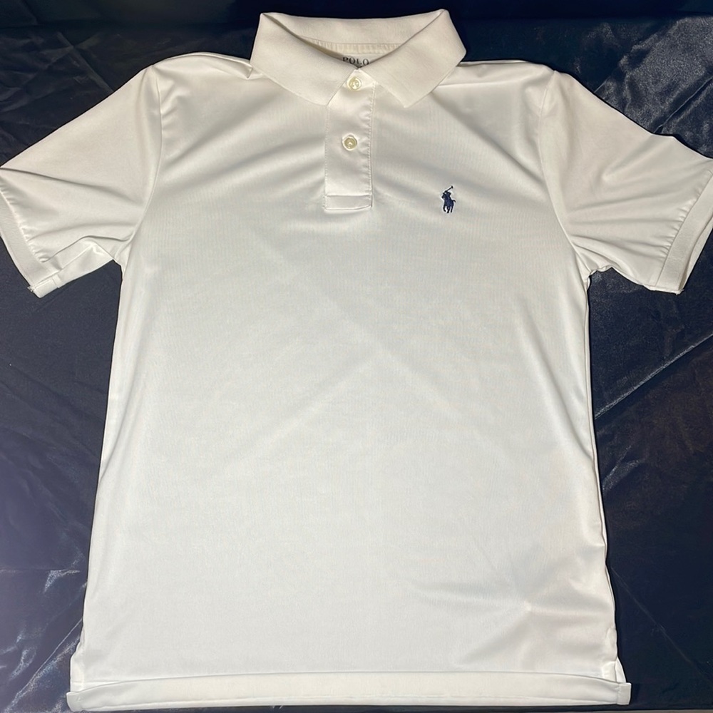 Boys M( 10-12) Polo Ralph Lauren perfromance short sleeve shirt